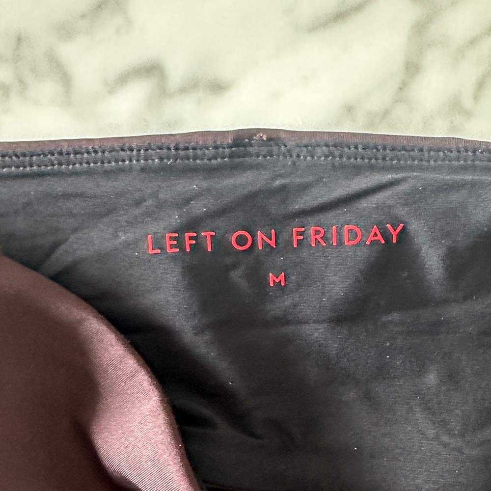 Left On Friday brown Strapless Bikini Top - Picture 2 of 4